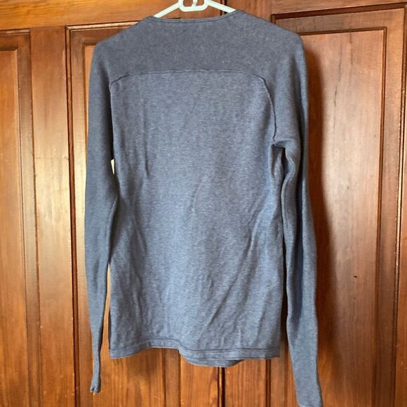 Selected Homme Men’s Tight Knit 100% Organic Cotton Blue Pullover Sweater Size M - Picture 2 of 8